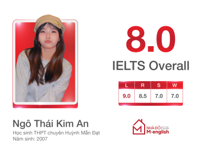 Ngô Thái Kim An - 8.0 IELTS Overall