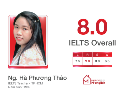 NGUYỄN HÀ PHƯƠNG THẢO - 8.0 IELTS OVERALL