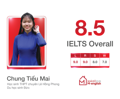 Chung Tiểu Mai - 8.5 IELTS Overall