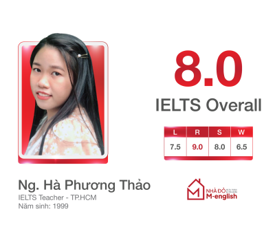 NGUYỄN HÀ PHƯƠNG THẢO - 8.0 IELTS OVERALL