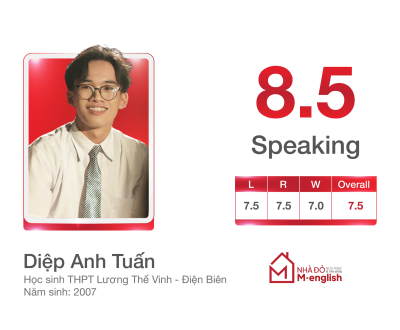 DIỆP ANH TUẤN - 8.5 IELTS SPEAKING